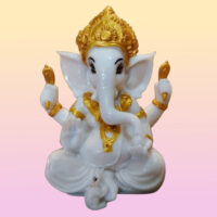 Marble Dust White Ganesh